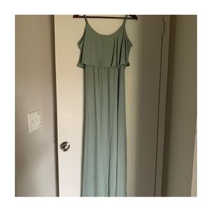 Caitlin Ruffle Maxi Dress